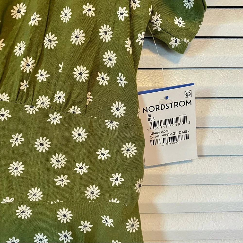 Abound Vintage Olive Daisy Dress - Picture 6 of 6